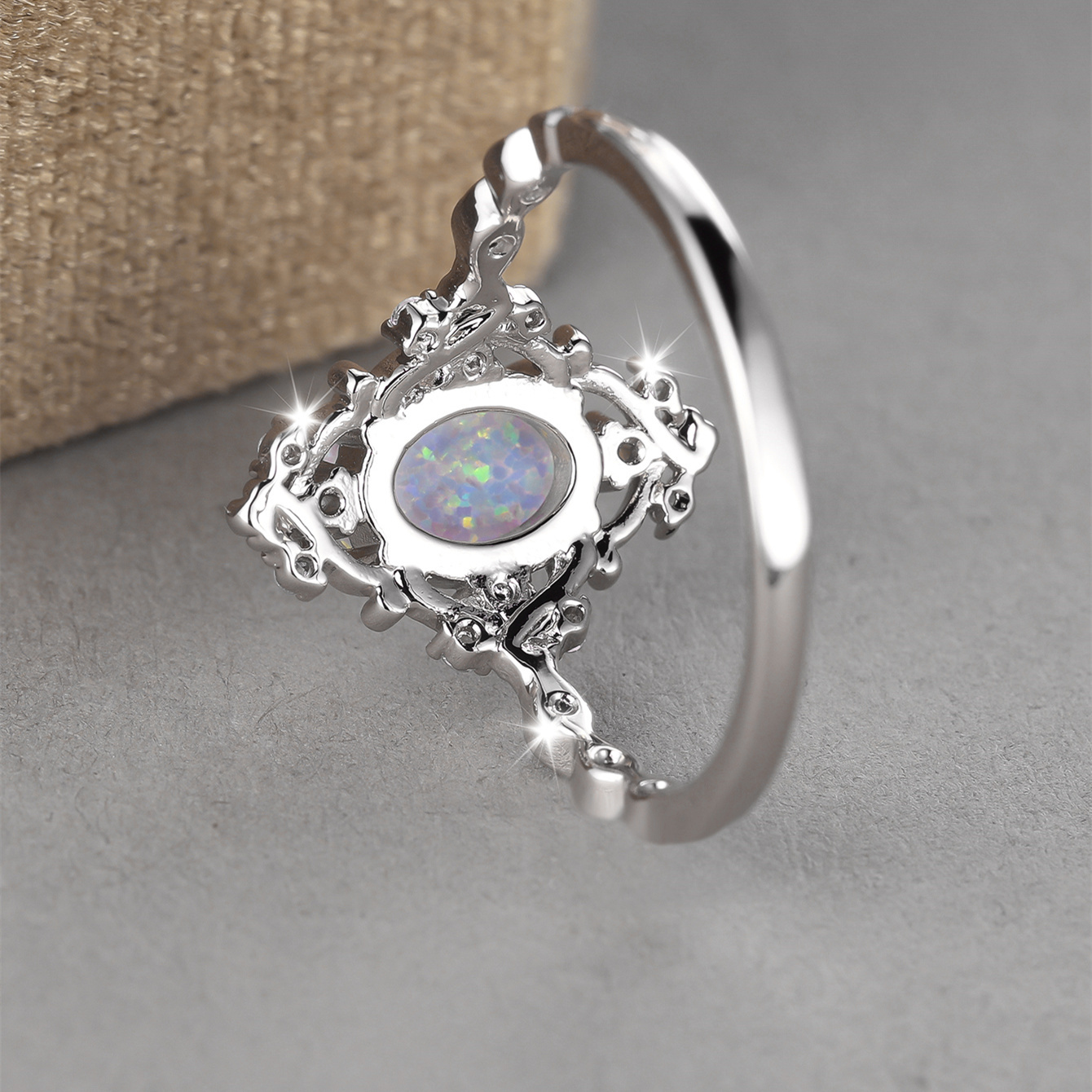 Opal Engagement Ring & Elegant Jewelry for Wedding Anniversary